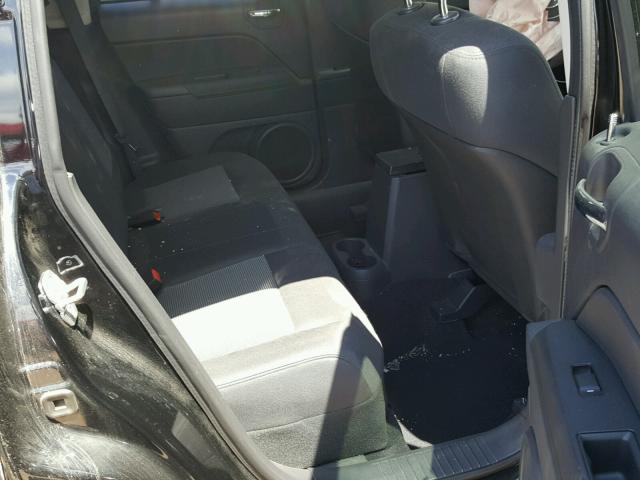 1C4NJDBB2CD630480 - 2012 JEEP COMPASS SP BLACK photo 6