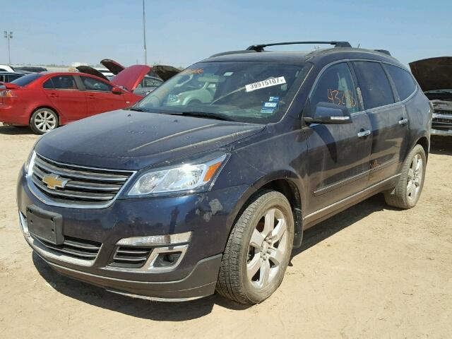 1GNKVJKDXGJ182141 - 2016 CHEVROLET TRAVERSE BLUE photo 2