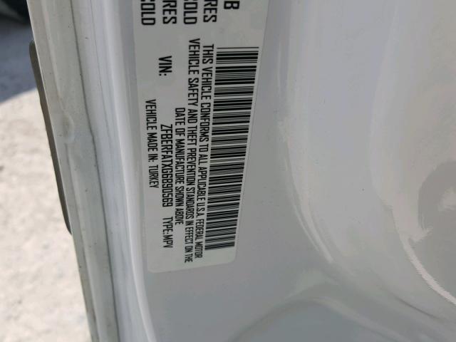 ZFBERFATXG6B90569 - 2016 RAM PROMASTER 白色 照片 10