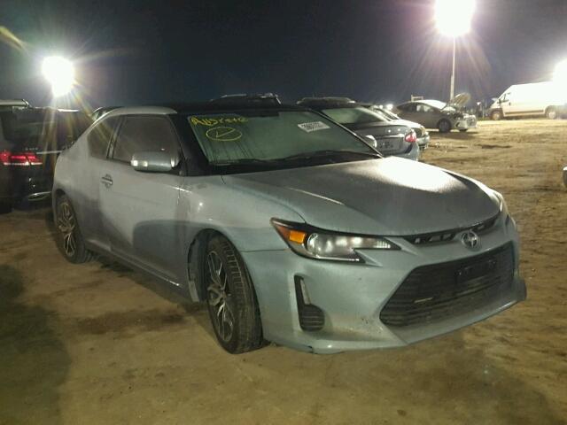 JTKJF5C71FJ013022 - 2015 TOYOTA SCION TC GRAY photo 1