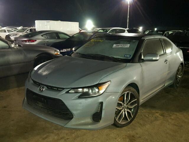 JTKJF5C71FJ013022 - 2015 TOYOTA SCION TC GRAY photo 2