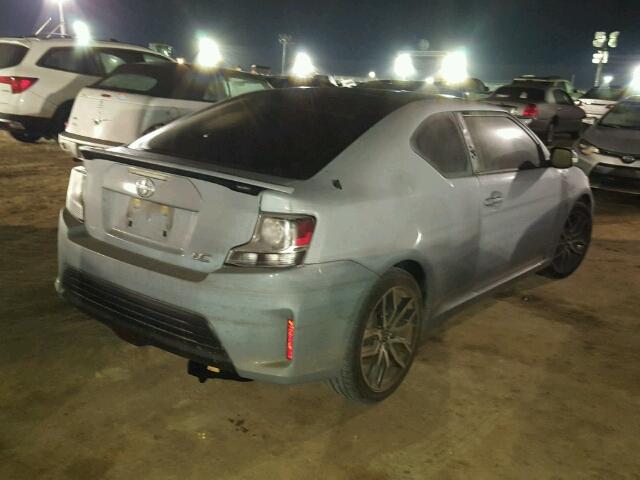 JTKJF5C71FJ013022 - 2015 TOYOTA SCION TC GRAY photo 4