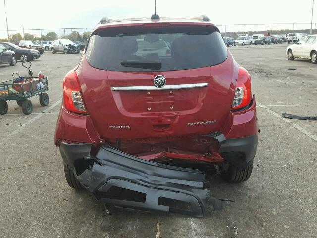 KL4CJBSB6FB208265 - 2015 BUICK ENCORE CON RED photo 10