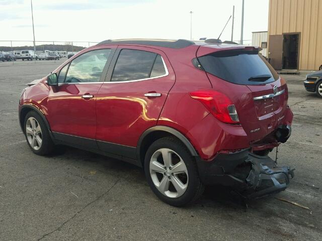 KL4CJBSB6FB208265 - 2015 BUICK ENCORE CON RED photo 3