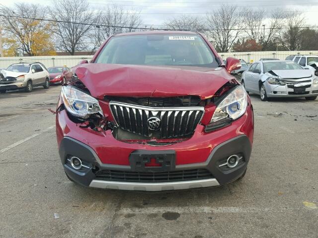 KL4CJBSB6FB208265 - 2015 BUICK ENCORE CON RED photo 9