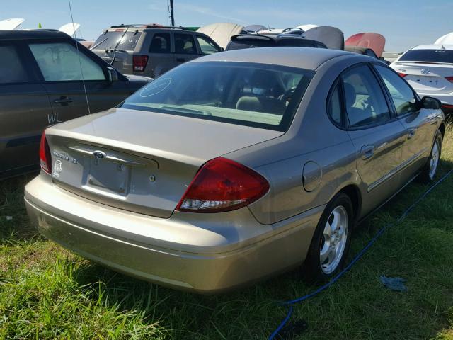 1FAFP53U74G146884 - 2004 FORD TAURUS SE GOLD photo 4