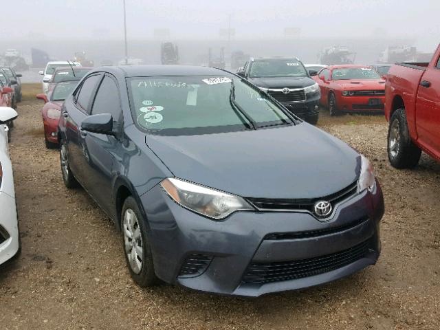 2T1BURHE2FC447896 - 2015 TOYOTA COROLLA L GRAY photo 1