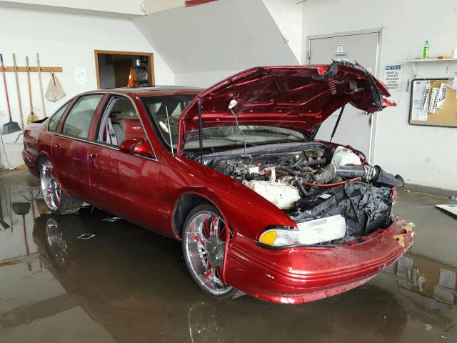 1G1BL52P6TR133202 - 1996 CHEVROLET IMPALA  SS MAROON photo 1