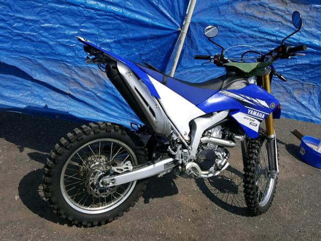 JYADG21E4HA008946 - 2017 YAMAHA WR250 R BLUE photo 4