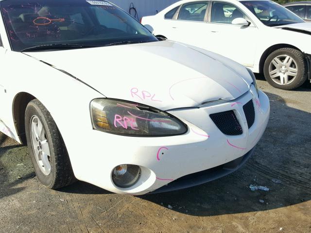 2G2WP552661173732 - 2006 PONTIAC GRAND PRIX თეთრი ფოტო 9