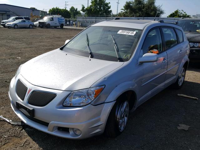 5Y2SL63895Z409475 - 2005 PONTIAC VIBE SILVER photo 2