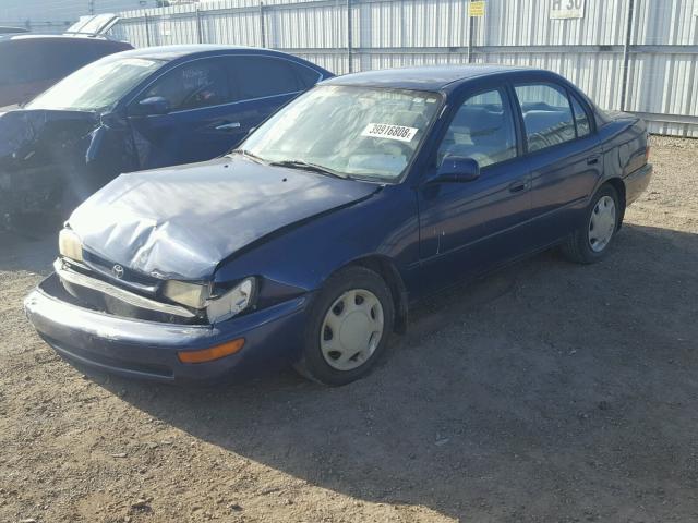 1NXBB02E9VZ555665 - 1997 TOYOTA COROLLA DX BLUE photo 2