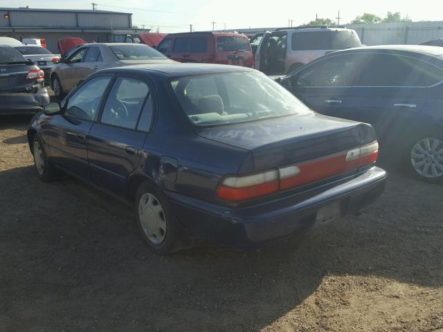 1NXBB02E9VZ555665 - 1997 TOYOTA COROLLA DX BLUE photo 3