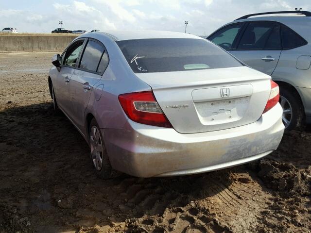2HGFB2F94CH519950 - 2012 HONDA CIVIC EXL Күміс фото 3