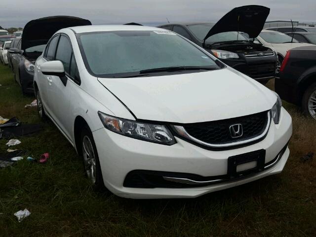 19XFB2F55EE002022 - 2014 HONDA CIVIC WHITE photo 1