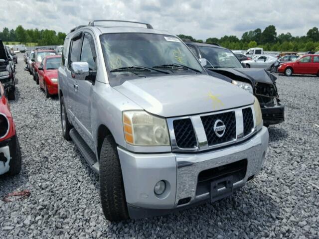 5N1AA08A34N714966 - 2004 NISSAN ARMADA SE SILVER photo 1