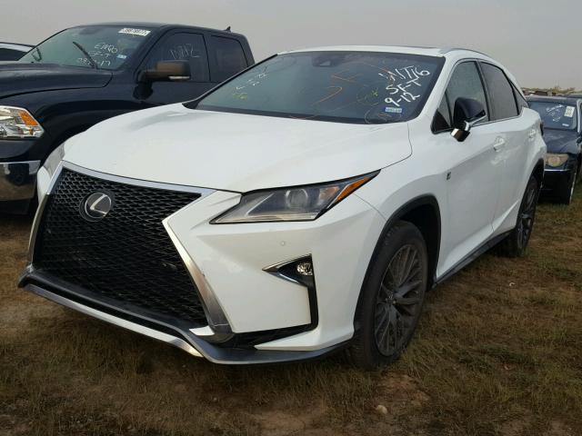 2T2BZMCA5GC053508 - 2016 LEXUS RX WHITE photo 2