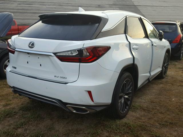 2T2BZMCA5GC053508 - 2016 LEXUS RX WHITE photo 4