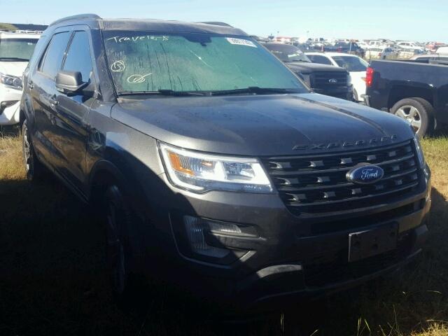 1FM5K7D83HGB90237 - 2017 FORD EXPLORER X GRAY photo 1