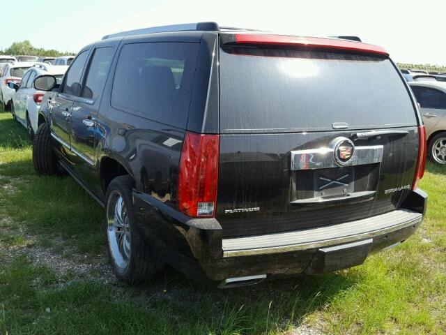 1GYS4KEF7DR290870 - 2013 CADILLAC ESCALADE E BLACK photo 3