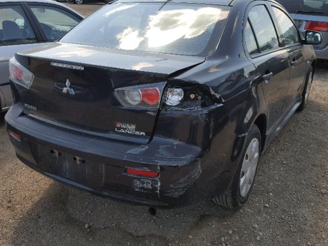 JA32U1FU6AU600916 - 2010 MITSUBISHI LANCER DE BLACK photo 9