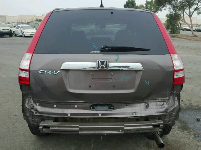 5J6RE48559L013090 - 2009 HONDA CR-V EX BROWN photo 9