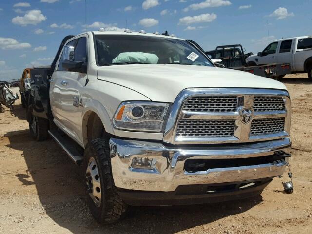 3C63RRJL5JG114256 - 2018 RAM 3500 LARAM WHITE photo 1