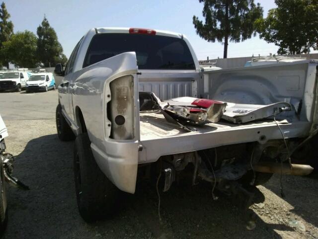 3D7KS28CX6G122906 - 2006 DODGE RAM 2500 S SILVER photo 3