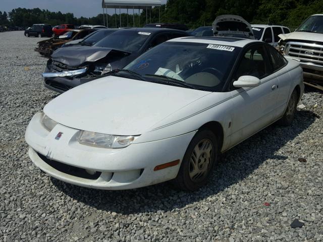 1G8ZY1274XZ356256 - 1999 SATURN SC2 WHITE photo 2