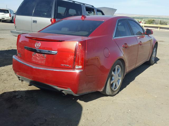 1G6DS57V590165309 - 2009 CADILLAC CTS HI FEA RED photo 4