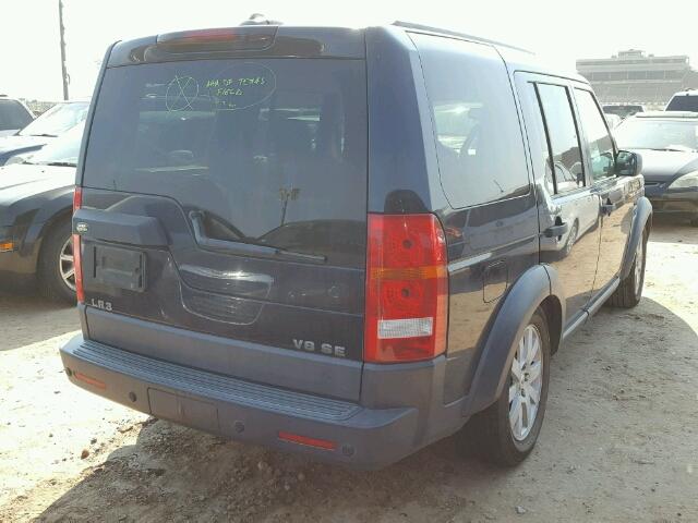 SALAD25426A389915 - 2006 LAND ROVER LR3 BLUE photo 4