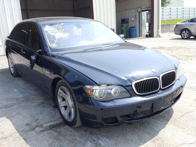 WBAHN83567DT70590 - 2007 BMW 750 BLUE photo 1