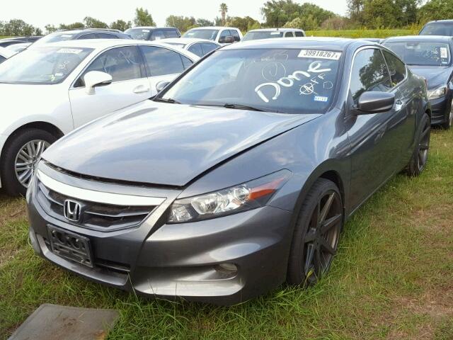 1HGCS2B83CA002296 - 2012 HONDA ACCORD CHARCOAL photo 2