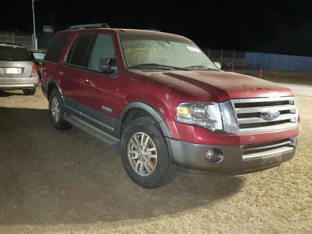 1FMFU15507LA38583 - 2007 FORD EXPEDITION RED photo 1