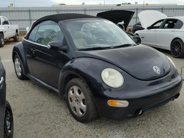 3VWCK21Y83M308183 - 2003 VOLKSWAGEN NEW BEETLE 黑色 照片 1