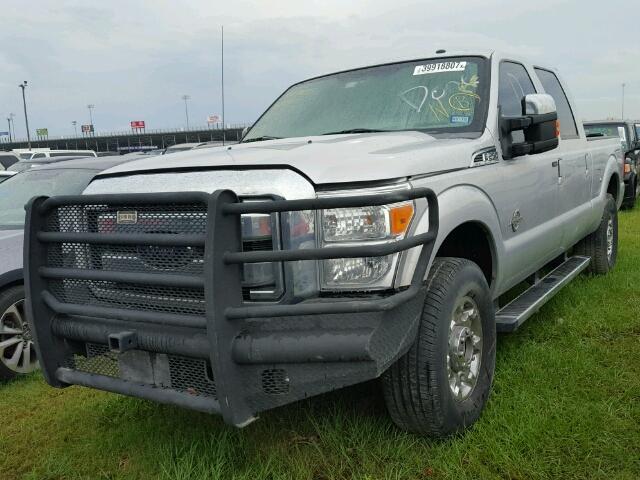 1FT7W2BT3CEB57027 - 2012 FORD F250 SILVER photo 2