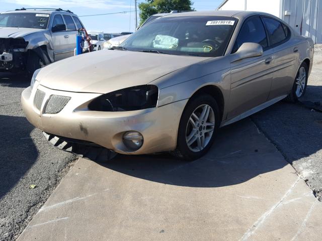 2G2WR524151324569 - 2005 PONTIAC GRAND PRIX GOLD photo 2