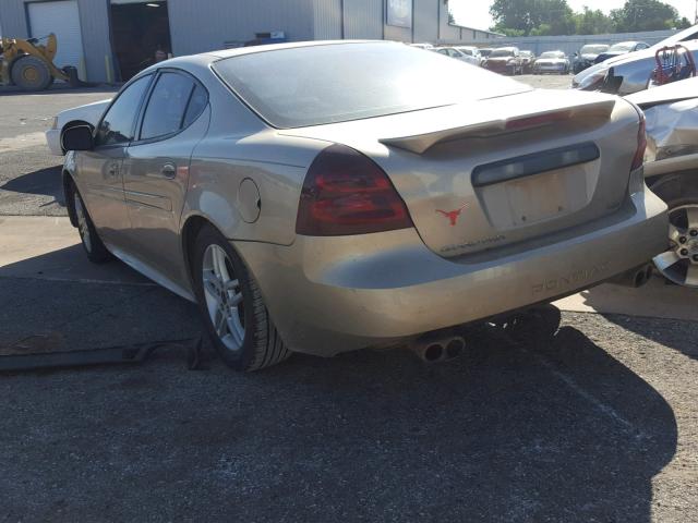 2G2WR524151324569 - 2005 PONTIAC GRAND PRIX GOLD photo 3