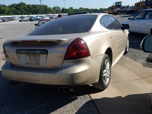 2G2WR524151324569 - 2005 PONTIAC GRAND PRIX GOLD photo 4