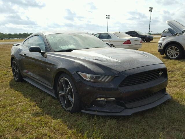 1FA6P8CF3G5202113 - 2016 FORD MUSTANG BLACK photo 1