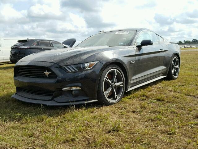 1FA6P8CF3G5202113 - 2016 FORD MUSTANG BLACK photo 2