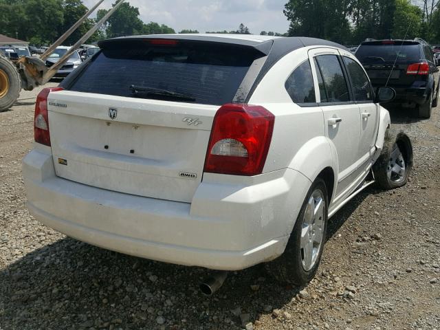 1B3HE78K47D556125 - 2007 DODGE CALIBER R/ WHITE photo 4