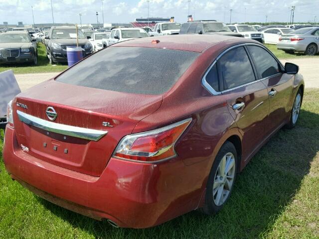 1N4AL3AP6FN363204 - 2015 NISSAN ALTIMA BURGUNDY photo 4