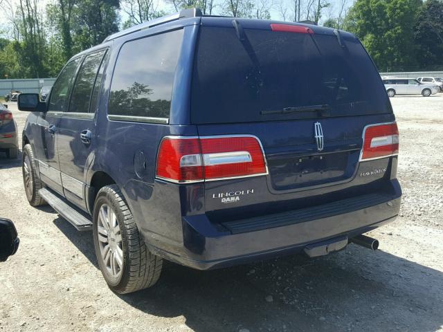 5LMFU285X8LJ20238 - 2008 LINCOLN NAVIGATOR BLUE photo 3