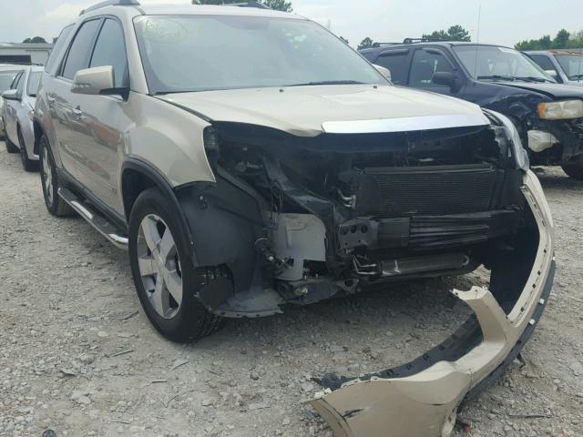 1GKLRMED8AJ145499 - 2010 GMC ACADIA SLT თაფლისფერი ფოტო 1