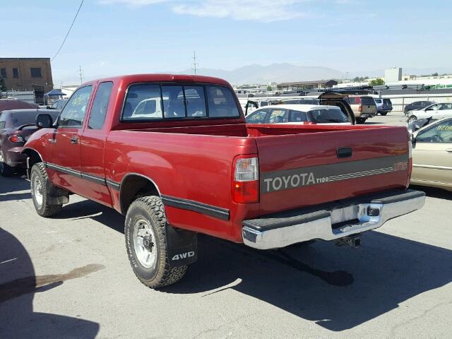 JT4VD22F2S0012631 - 1995 TOYOTA T100 XTRAC RED photo 3