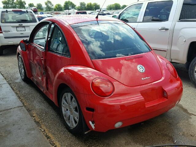 3VWCD21C83M440858 - 2003 VOLKSWAGEN NEW BEETLE 红色 照片 3