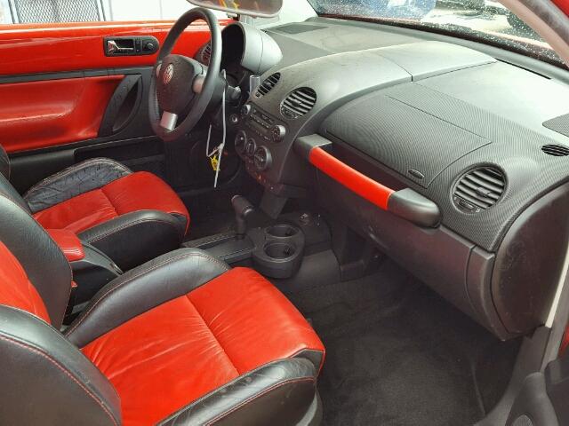 3VWCD21C83M440858 - 2003 VOLKSWAGEN NEW BEETLE 红色 照片 5