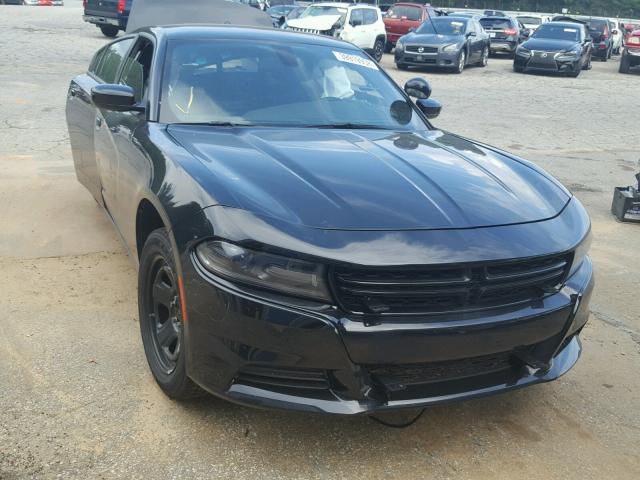 2C3CDXAT0FH928838 - 2015 DODGE CHARGER PO BLACK photo 1