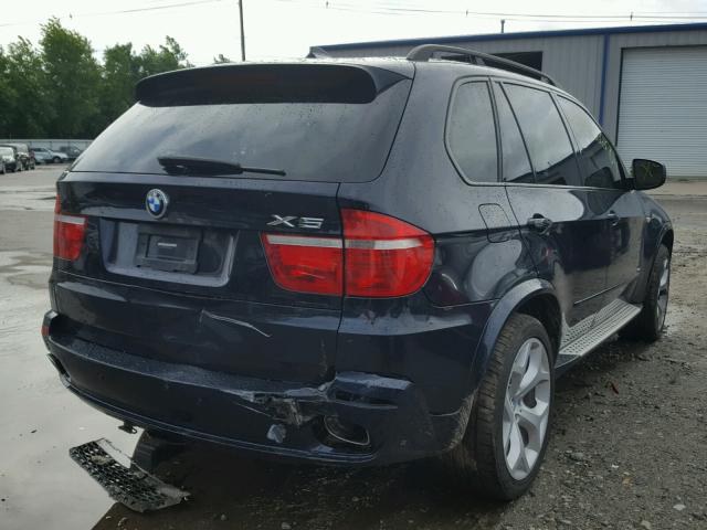 5UXFE83557LZ41954 - 2007 BMW X5 4.8I BLUE photo 4